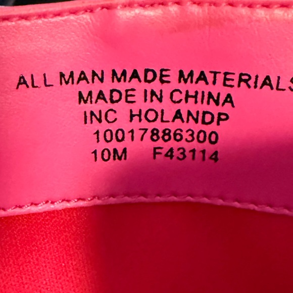 INC International Concepts NWT “ Stunning Barbie “ Hot Pink Heeled Boots (SH114) - Picture 8 of 10